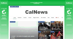 Desktop Screenshot of calnews.it
