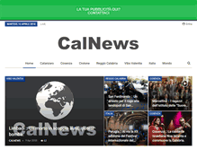 Tablet Screenshot of calnews.it